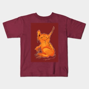 The little orange monster Kids T-Shirt